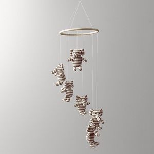 NEW LUXE KNIT ANIMAL MOBILE ELEPHANT Nursery baby room decor RH
